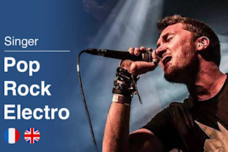 record your male pop, rock sing for your track