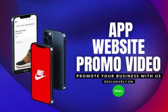 create promotional mobile app promo or website explainer video