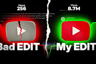 do professional youtube video editing