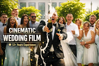 create emotional cinematic wedding highlight videos