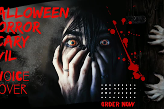 record ghost, scary, horror, evil, thriller or any type of voiceover