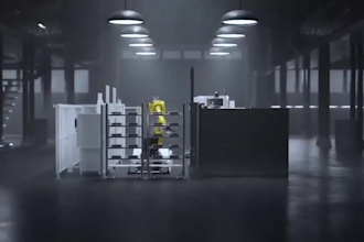 create 3d industrial animation, factory animation, robotic arm animation video