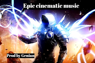 create epic cinematic music or soundtrack for your game movie