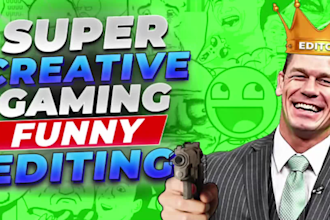 do funny gaming video editing within 24 hours