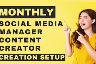 expertly manage your monthly social media engagement