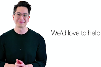produce a professional male video spokesperson commercial