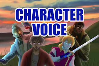 voice your animation or video game character