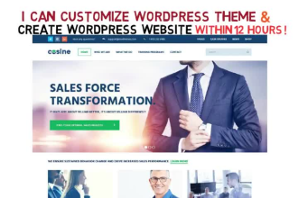 create responsive wordpress website design