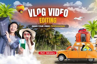 edit cinematic travel and youtube vlog videos