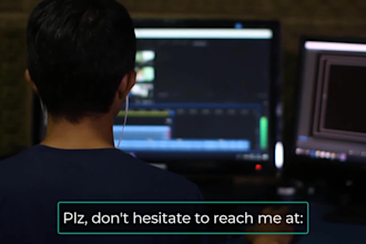 do professional video editing