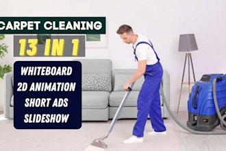 make a cleaning service promo video ads