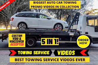 make auto car towing or truck towing auto recovery video ads