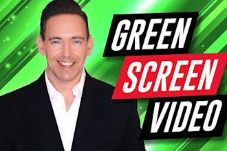 create an amazing green screen video and be your green screen spokesperson