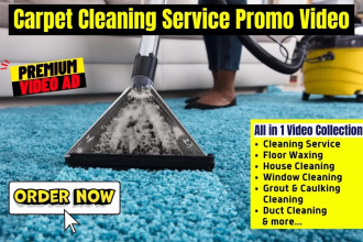 do carpet cleaning video or cleaning service carpet cleaners video ad