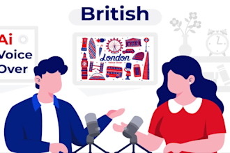 generate a human like british ai voice over