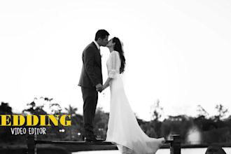 do wedding video editing