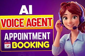 develop n8n rag ai voice calling agent, ai chatbot for appointment booking
