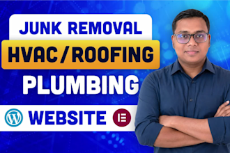 create contractor, construction, hvac, roofing website with local SEO