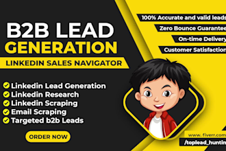 provide targeted b2b lead generation and verified contact list