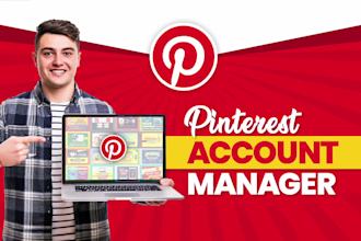 setup, optimize SEO pins boards as your pinterest marketing manager