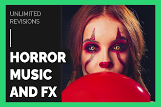 compose horror music or effects and atmospheres