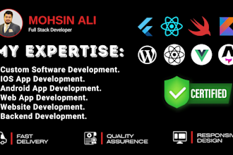create mobile apps android IOS native cross platform ai ar app development