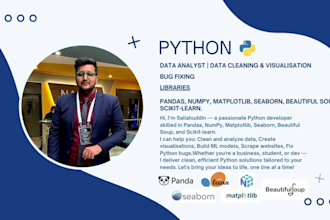 analyse, visualize, and fix python data using pandas, numpy, and matplotlib