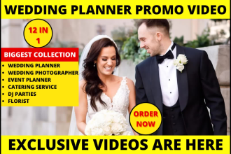 do wedding planner or event planner or wedding photographer video ads