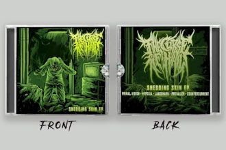 design album cover or mixtape artwork illustration