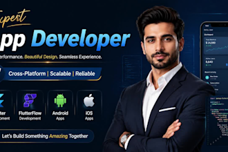 do enterprise flutter development as a flutterflow ios, android app developer