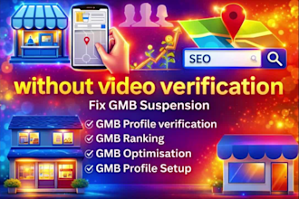 create, optimize gmb profile, gmb listing with instant local google map verify