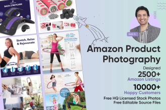 do professional amazon product photography with amazon infographics