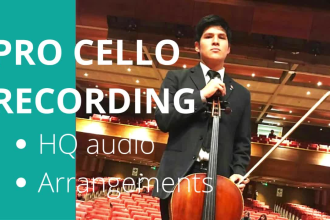 compose and record pro cello tracks for your project