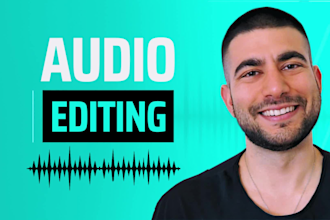 fix, edit, clean audio, remove noise or repair video sound