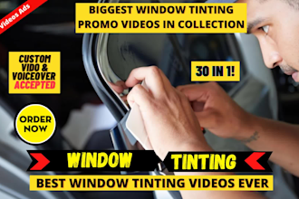 create window tinting or auto window tinting detailing video