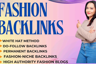 do fashion backlinks, fashion blog comment on high da fashion blogs, fashion seo