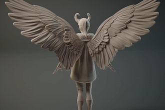 sculpt a 3d model and character for 3d printing