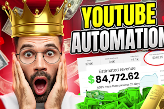 create top 10 cash cow faceless automated videos and youtube automation channel