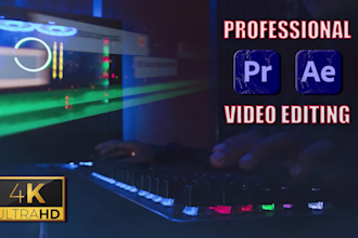 be your professional youtube video editors for any video
