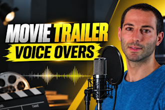 record an epic movie trailer voice over