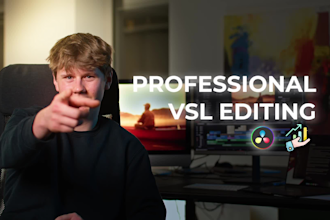 edit your vsl professionally and increase your sales