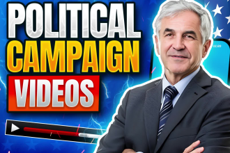 create eye catching political campaign video ad