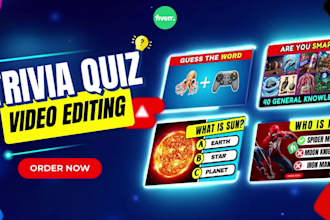 make quiz, trivia quiz videos for youtube