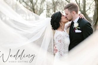 do cinematic wedding video editing