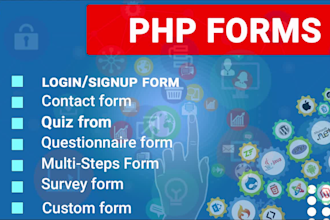create any type of dynamic form using PHP