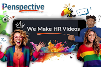 create an elearning PPT style video course for HR or businesses
