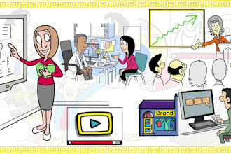 create a custom whiteboard animation explainer doodle video