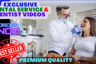 create dentist or dental service short ad videos