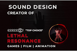 engineer unsettling cinematic sound design and horror sfx