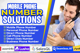 provide direct phone number, mobile number, cell phone, and data enrichment